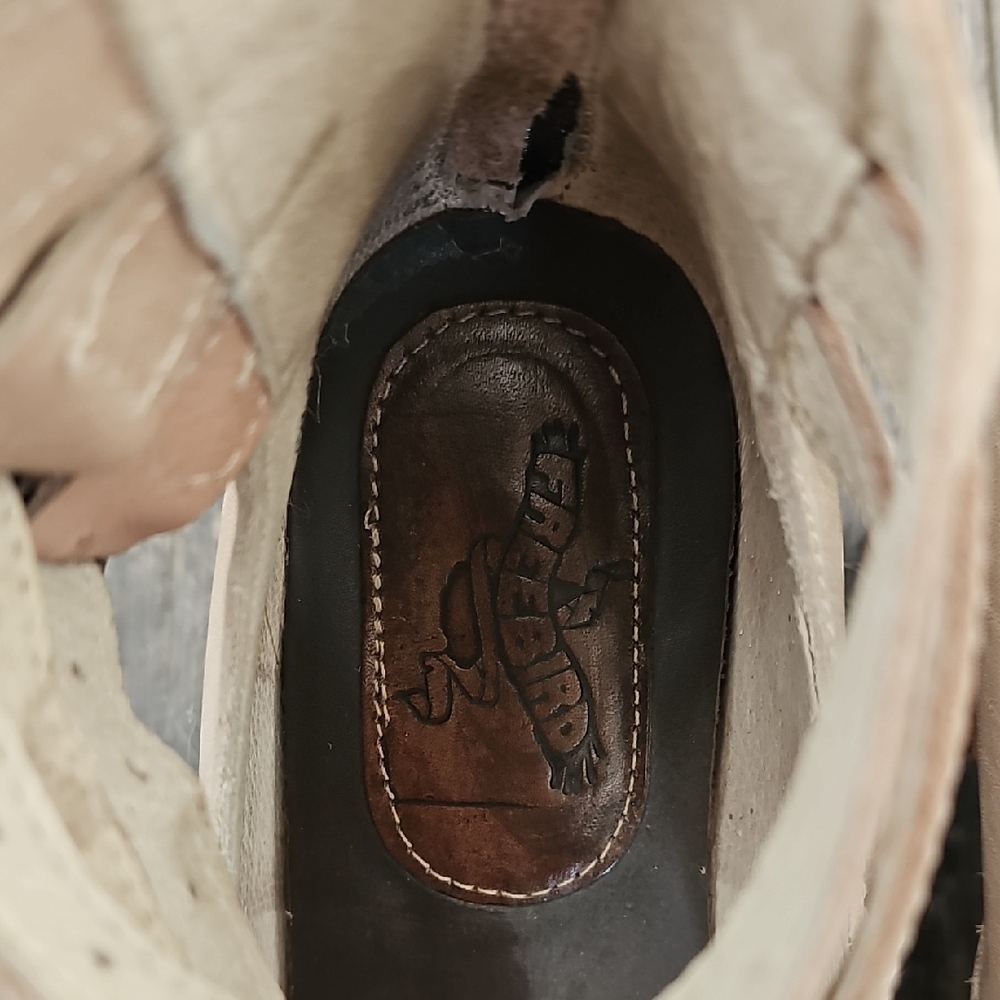 Freebird by Steven Pink/Tan Hue Heels - Picture 2 of 4